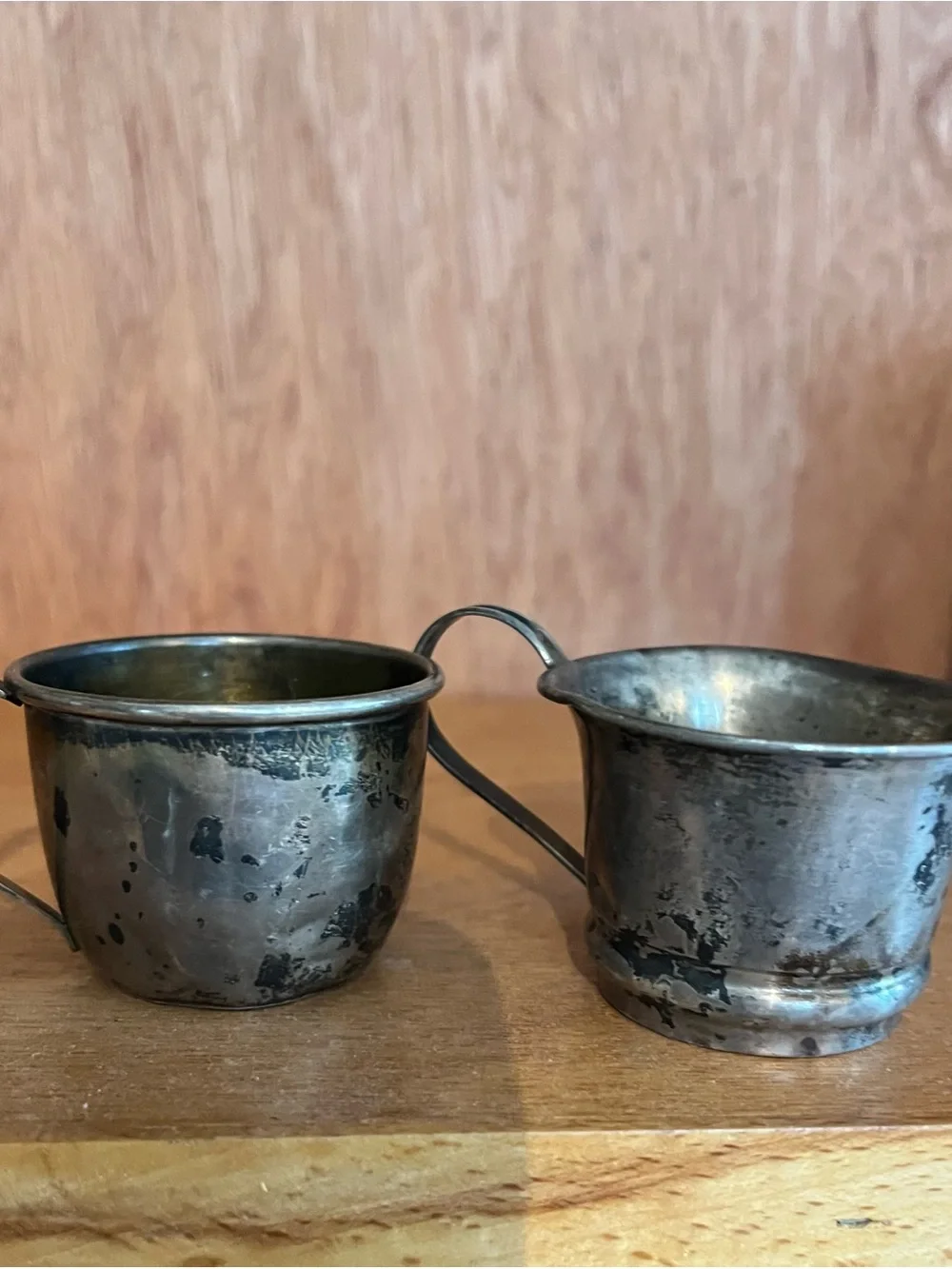 2 Vintage sterling silver baby cup/Teacups